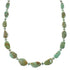 Navajo Sterling Silver Kingman Turquoise Bead Necklace AX85149